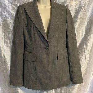 Banana Republic stretch wool blazer, SZ 4, GUC,has flaw see last pic, one button